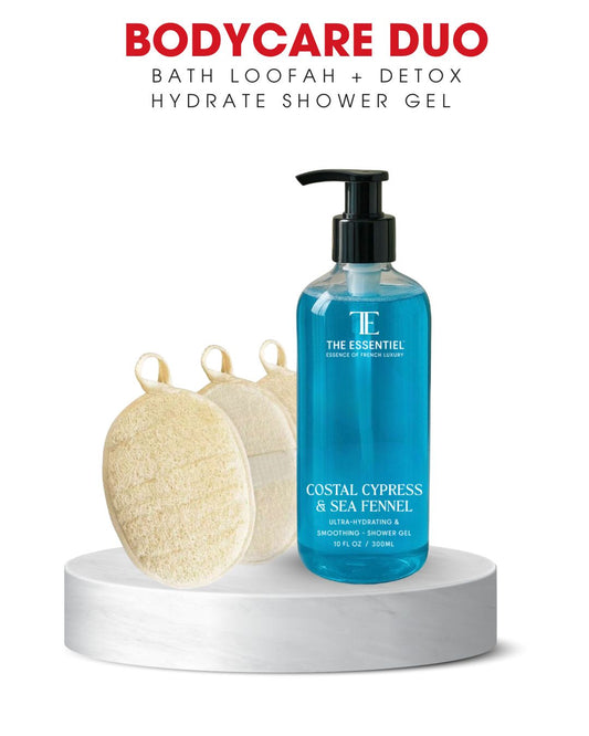 Loofah + Shower gel Bodycare Duo
